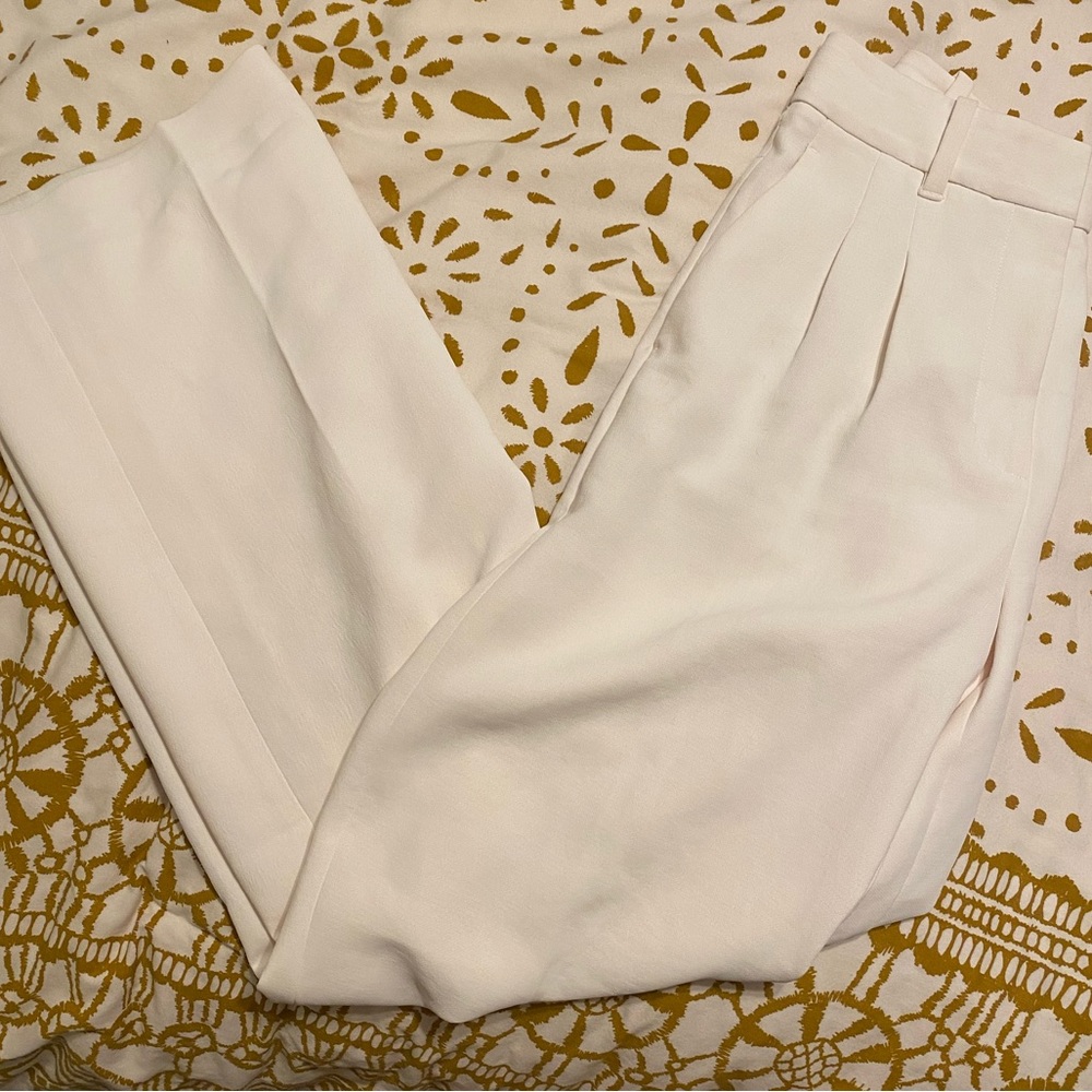 Aritzia effortless pants light birch